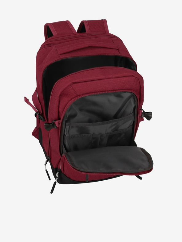 Travelite Kick Off Cabin Backpack Red Hátizsák