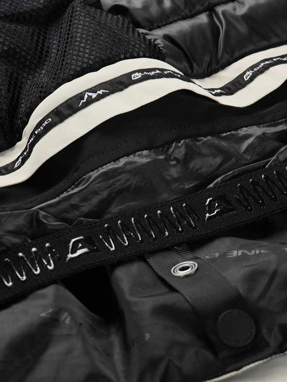 ALPINE PRO Női sí dzseki ptx hó membránnal ALPINE PRO REASA krémszínű krém