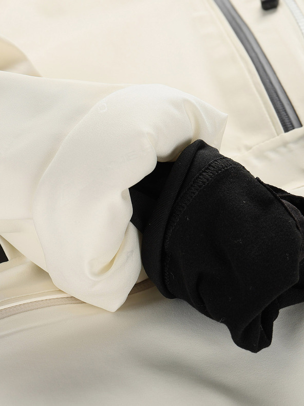 ALPINE PRO Női sí dzseki ptx hó membránnal ALPINE PRO REASA krémszínű krém