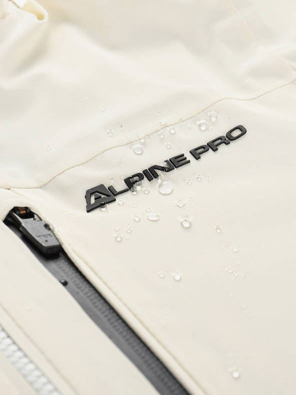 ALPINE PRO Női sí dzseki ptx hó membránnal ALPINE PRO REASA krémszínű krém