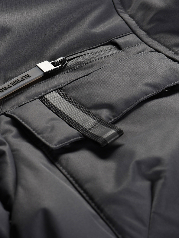 ALPINE PRO Női ptx membrános dzseki ALPINE PRO WERDA dk.true szürke