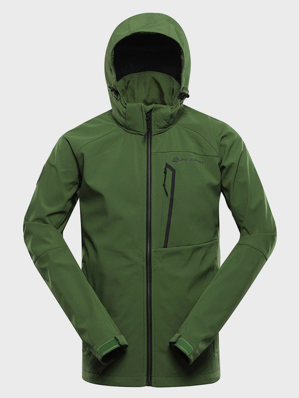 ALPINE PRO Zöld férfi Alpine Pro Hoor Hoor softshell kabát membránnal