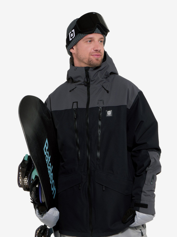 Horsefeathers Halen II dzseki - fekete/vas Horsefeathers