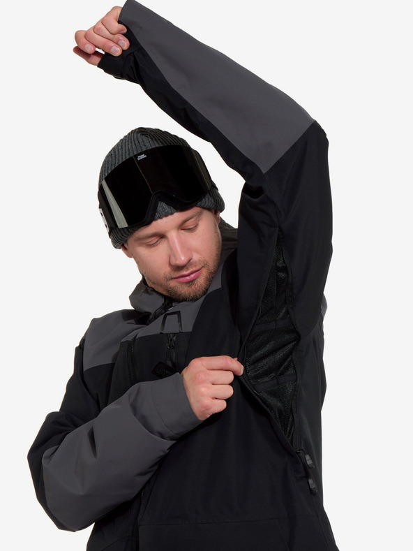 Horsefeathers Halen II dzseki - fekete/vas Horsefeathers