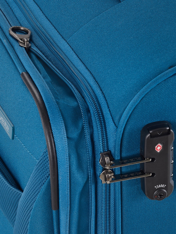 Travelite Kék Travelite Chios L bőrönd