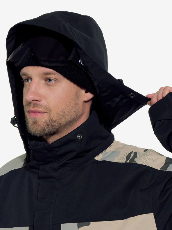 Horsefeathers Envoy kabát - sivatagi terepszínű/fekete Horsefeathers