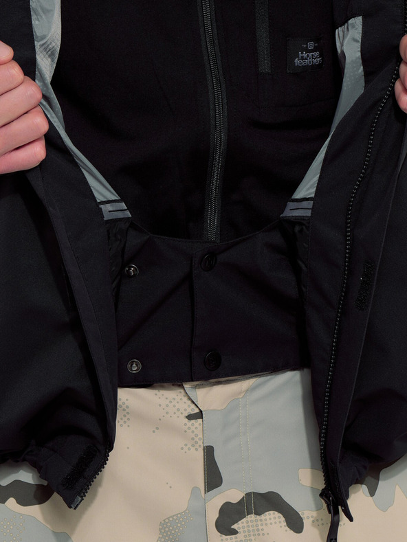 Horsefeathers Envoy kabát - sivatagi terepszínű/fekete Horsefeathers