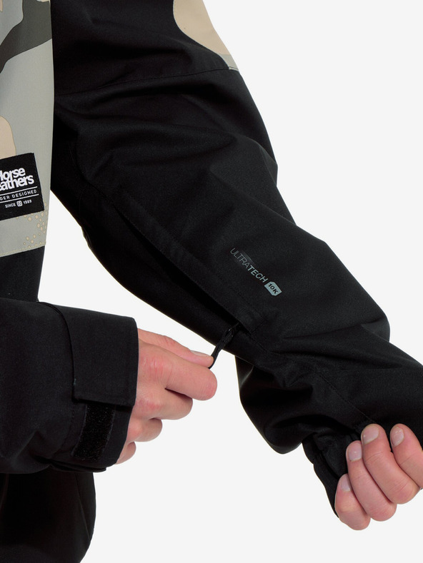 Horsefeathers Envoy kabát - sivatagi terepszínű/fekete Horsefeathers