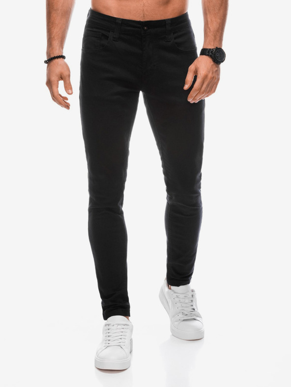 Edoti Fekete férfi slim fit farmer Edoti
