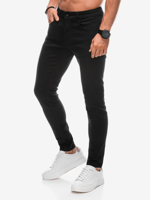 Edoti Fekete férfi slim fit farmer Edoti