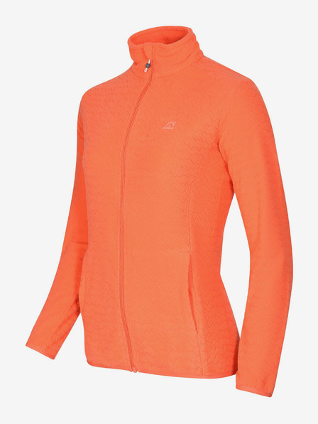 ALPINE PRO Női fleece pulóver ALPINE PRO SIUSA friss lazac