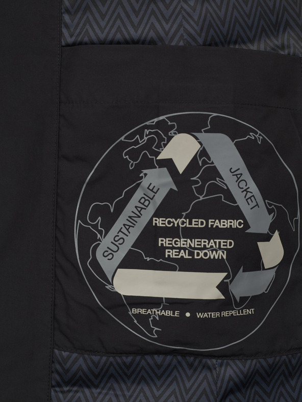 Geox Fekete Geox Catria női steppelt kabát