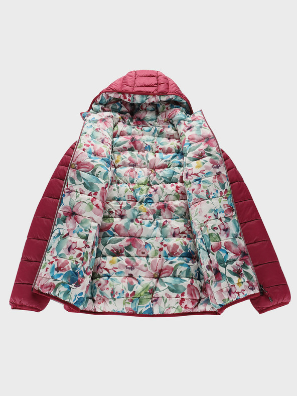 ALPINE PRO Lila és rózsaszín női Hi-Therm megfordítható dzseki Alpine Pro Eroma