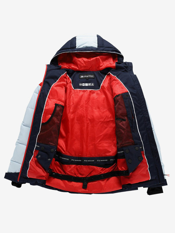 ALPINE PRO Női pehelypaplan síelős dzseki ptx membránnal ALPINE PRO FERERA nantucket breeze