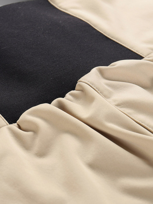 ALPINE PRO Női softshell sínadrág membránnal ALPINE PRO GERANA fehér bors