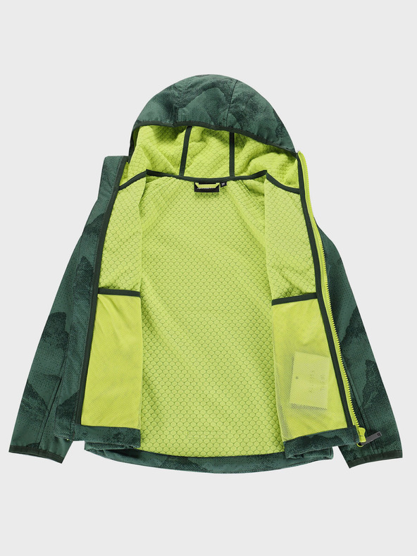 ALPINE PRO Zöld gyermek softshell dzseki membránnal Alpine Pro Ezoro