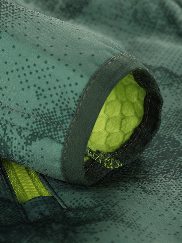 ALPINE PRO Zöld gyermek softshell dzseki membránnal Alpine Pro Ezoro