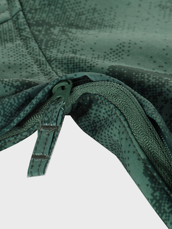 ALPINE PRO Zöld gyermek softshell dzseki membránnal Alpine Pro Ezoro