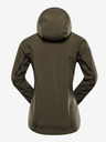 ALPINE PRO Sötétzöld női softshell kabát membránnal Alpine Pro Jerda