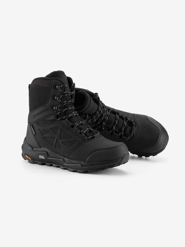 ALPINE PRO Férfi téli csizma giga boom és membránnal ptx ALPINE PRO NERBE fekete