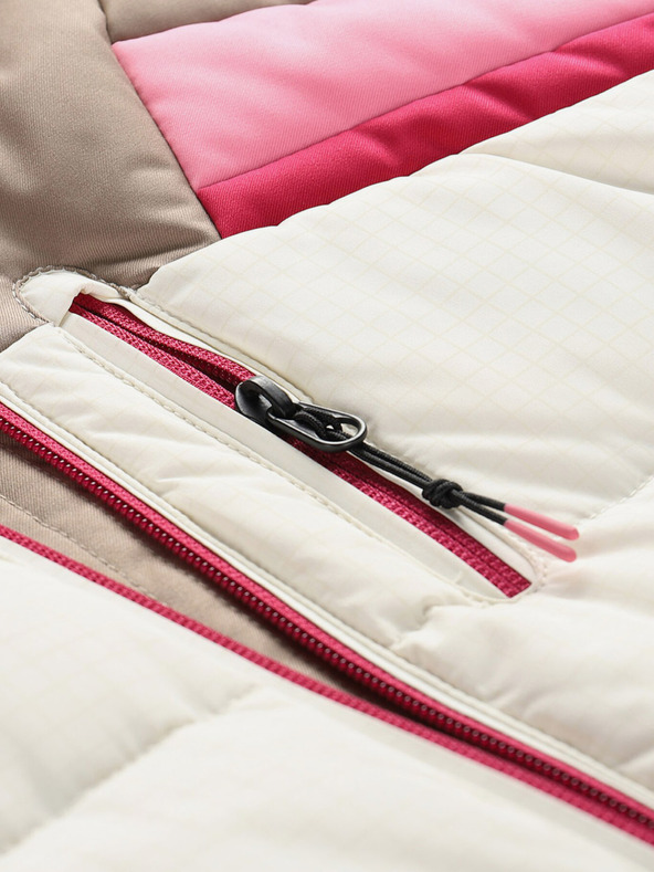 ALPINE PRO Női pehelypaplan sí dzseki ptx membránnal ALPINE PRO FERERA creme