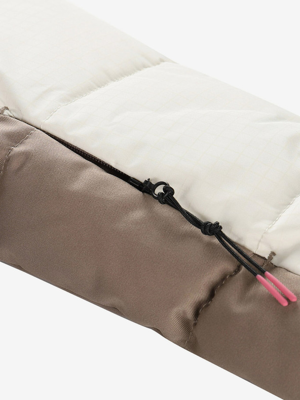 ALPINE PRO Női pehelypaplan sí dzseki ptx membránnal ALPINE PRO FERERA creme