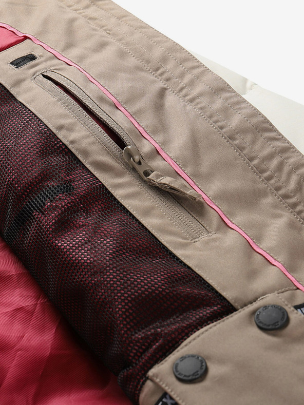 ALPINE PRO Női pehelypaplan sí dzseki ptx membránnal ALPINE PRO FERERA creme