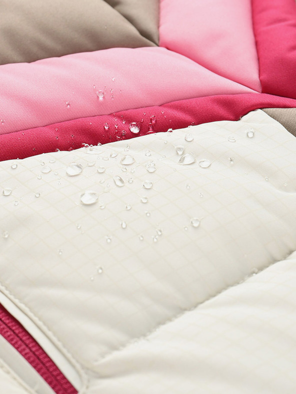 ALPINE PRO Női pehelypaplan sí dzseki ptx membránnal ALPINE PRO FERERA creme