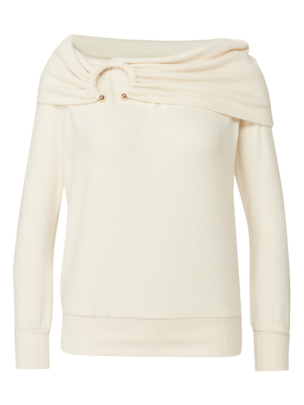 Orsay ORSAY krémszínű női hosszú ujjú póló