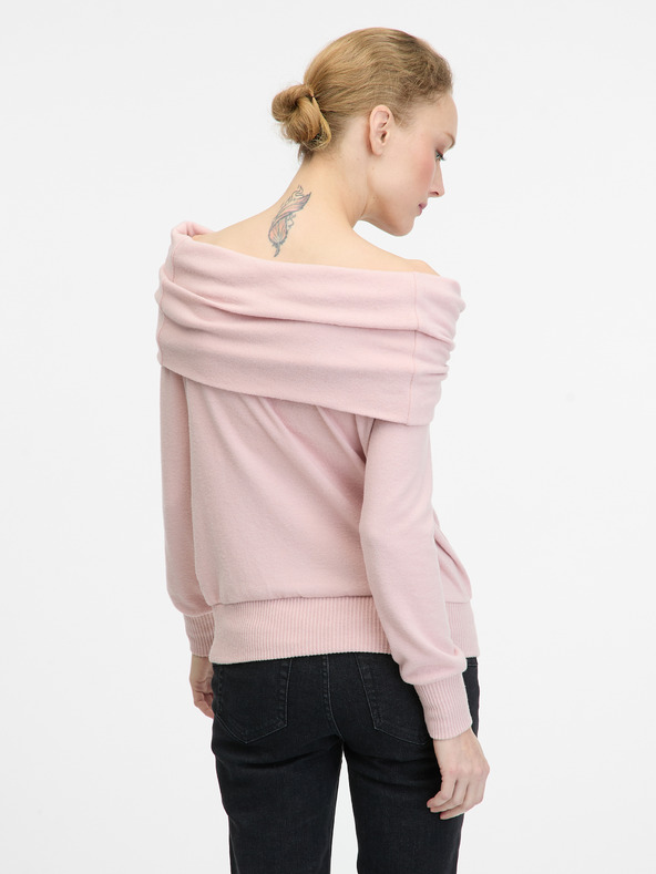 Orsay ORSAY világos rózsaszín női hosszú ujjú póló