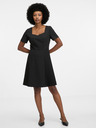 Orsay ORSAY fekete női térdig érő ruha