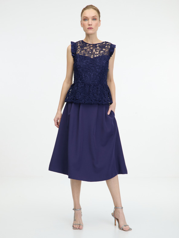 Orsay ORSAY sötét kék női térdig érő szoknya