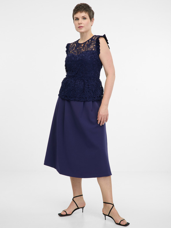 Orsay ORSAY sötét kék női térdig érő szoknya