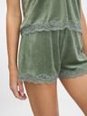 Orsay ORSAY khaki színű női velúr pizsama rövidnadrág