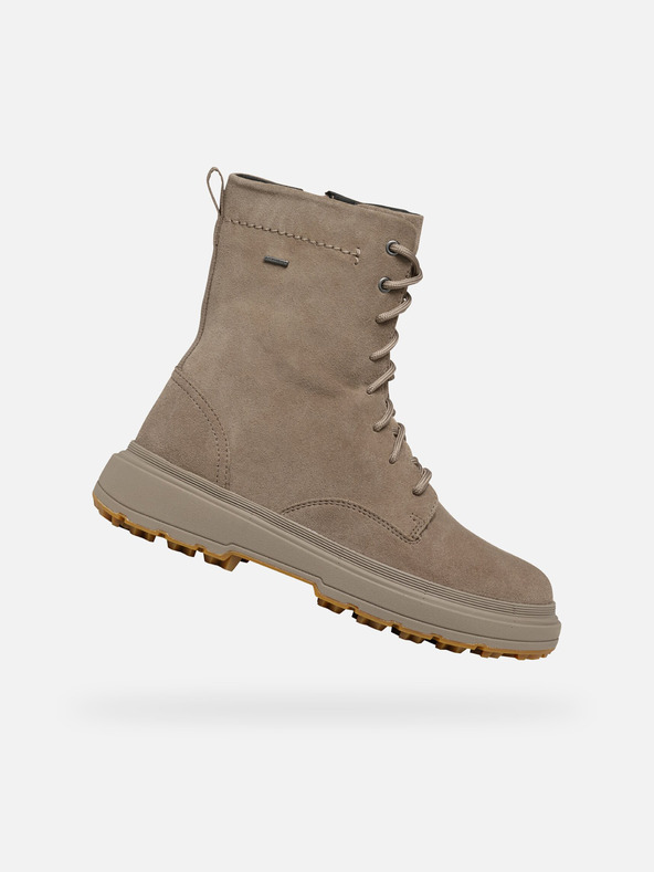 Geox Bézs női Geox Lamidie + Grip bokacsizma Abx