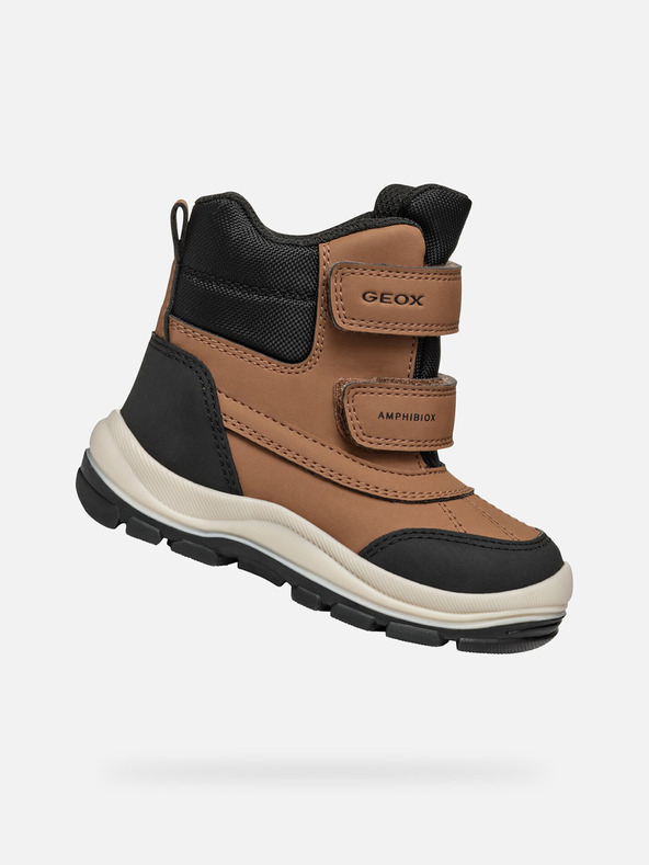 Geox Barna fiú téli cipő Geox Flanfil B Abx