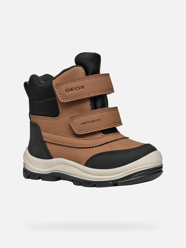 Geox Barna fiú téli cipő Geox Flanfil B Abx