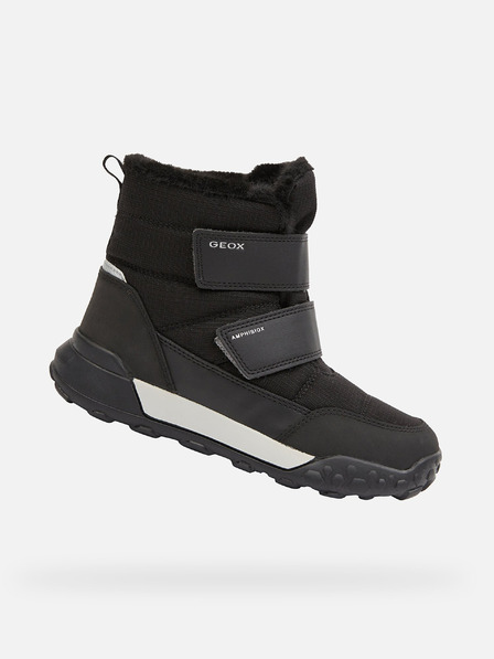 Geox Fekete fiú téli cipő Geox Trekkyup B Abx