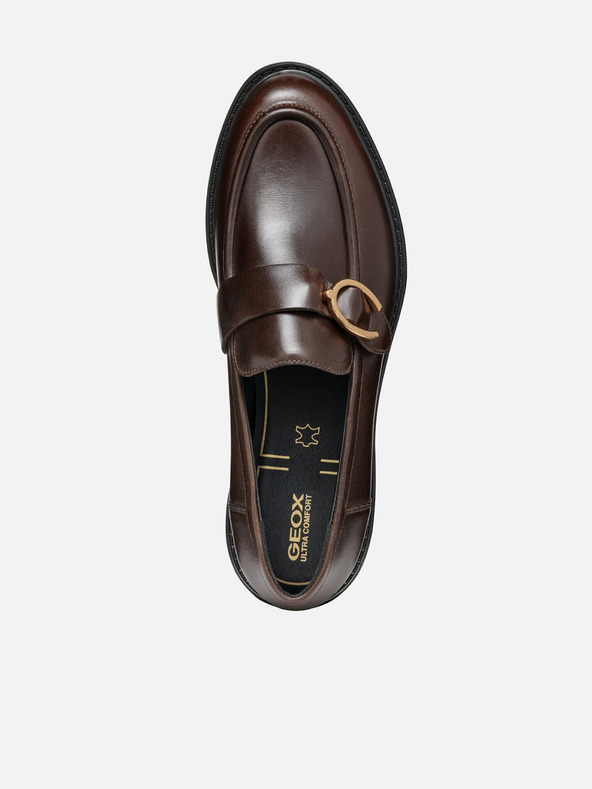 Geox Sötétbarna női Geox Walk pleasure loaferek