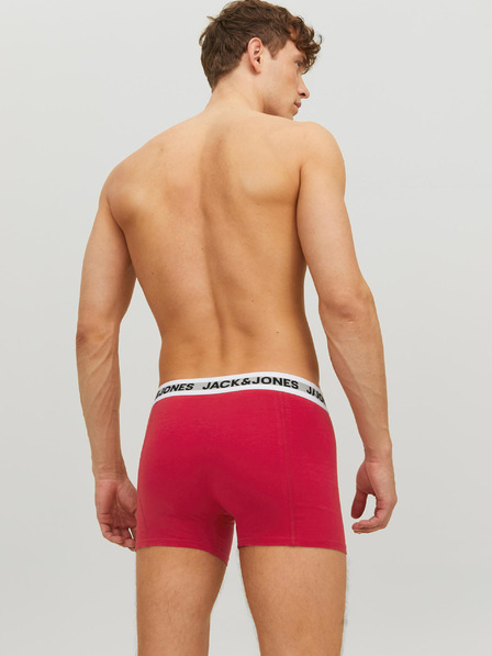 Jack & Jones Három darabos férfi boxeralsó készlet kék, zöld és piros színben Jack & Jones Rikki