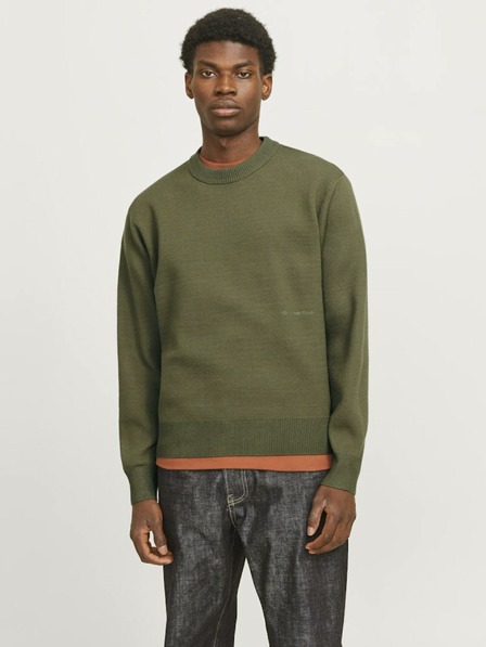 Jack & Jones Khaki Jack & Jones Vester férfi pulóver Vester férfi pulóver