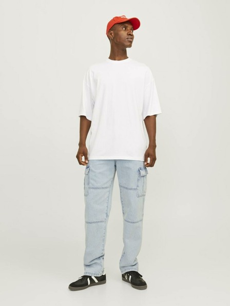 Jack & Jones Világoskék férfi egyenes szabású farmernadrág Jack & Jones Eddie