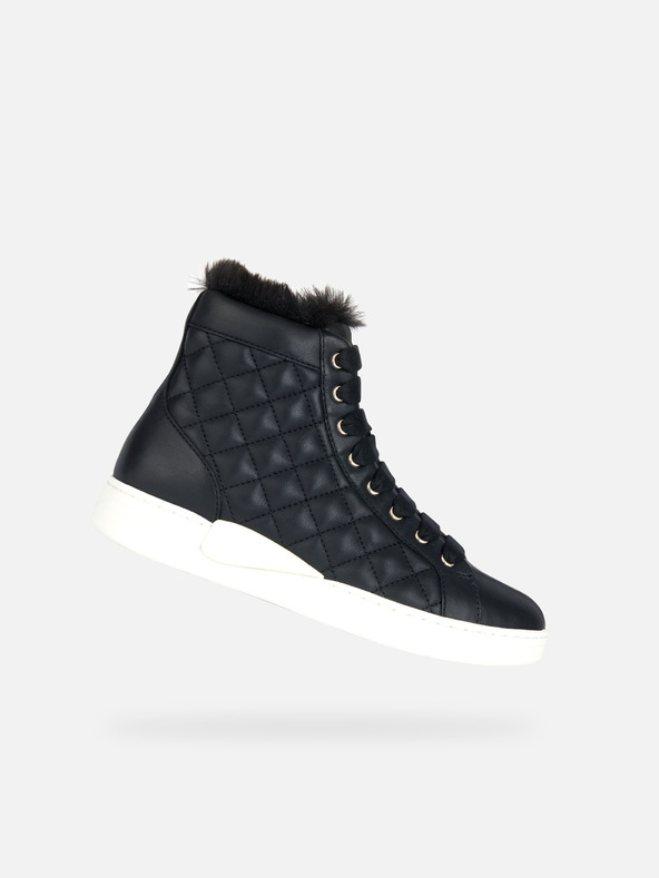 Geox Fekete női Geox Lauressa A tornacipő - Nappa