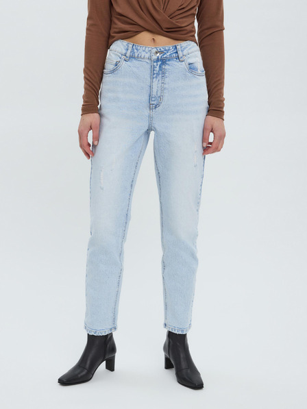 Vero Moda Világoskék egyenes szabású farmer VERO MODA Brenda