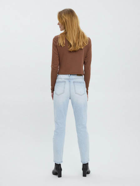 Vero Moda Világoskék egyenes szabású farmer VERO MODA Brenda