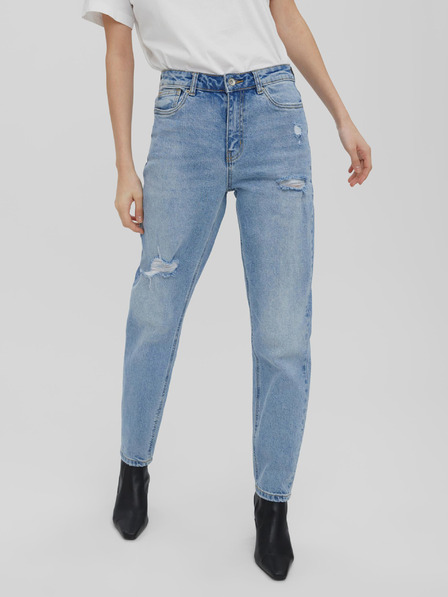Vero Moda Kék egyenes szabású farmer VERO MODA
