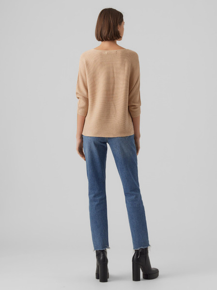 Vero Moda Női bézs színű pulóver VERO MODA Nora