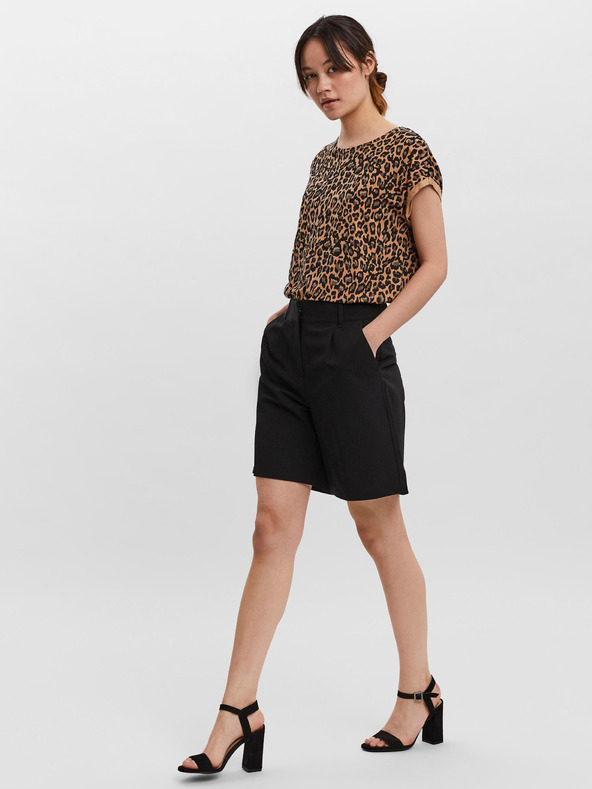 Vero Moda Fekete női VERO MODA Zelda rövidnadrág