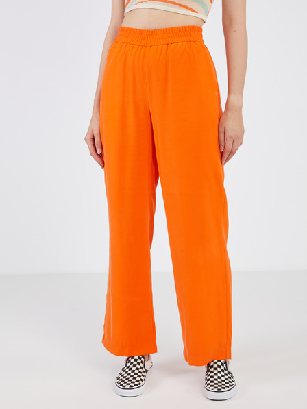 Vero Moda Narancssárga női széles szárú nadrág VERO MODA Carmen