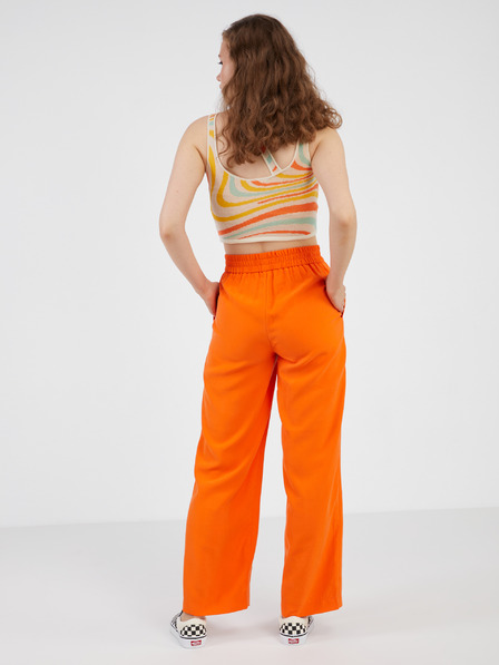 Vero Moda Narancssárga női széles szárú nadrág VERO MODA Carmen